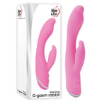 Adam & Eve G-Gasm Rabbit – 20.3 cm Plush Premium Silicone Rabbit Vibrator Pink > Vibrators > Ladies > Rabbit