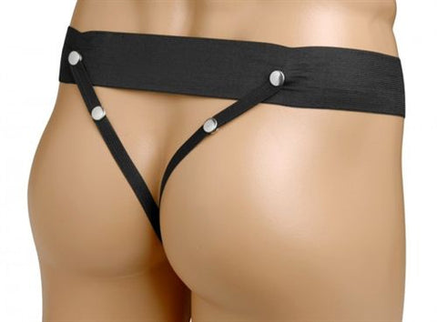 Erection Assist Hollow Strap on - Black STRAP-ONS