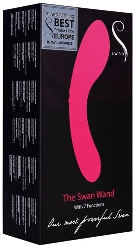 Swan The Swan Wand Pink 7 Functions Powerful Dual Motor Silicone Wand Default Title Electric Massager