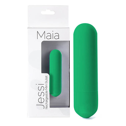 Maia Jessi - Emerald  7.6 cm USB Rechargeable Bullet