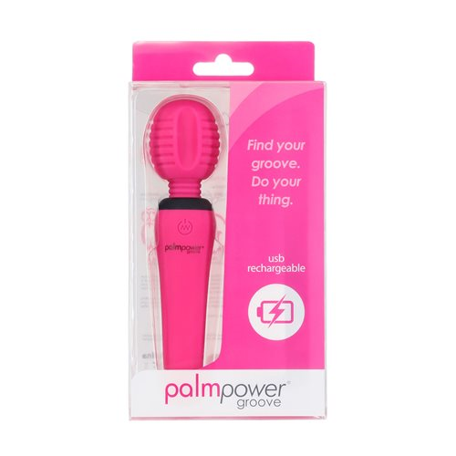 PalmPower Groove Mini Wand Fuchsia - Portable Massager > Sex Toys > Mini Massagers