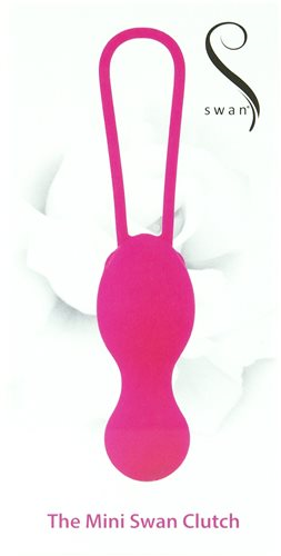 Swan The Mini Swan Clutch Kegel Exerciser Vibrator Pink Silicone USB Rechargeable Default Title > Sex Toys For Ladies > Kegel Exercise