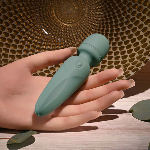 Evolved Rumble Wand Olive Green Mini Massager > Sex Toys > Massage Wands