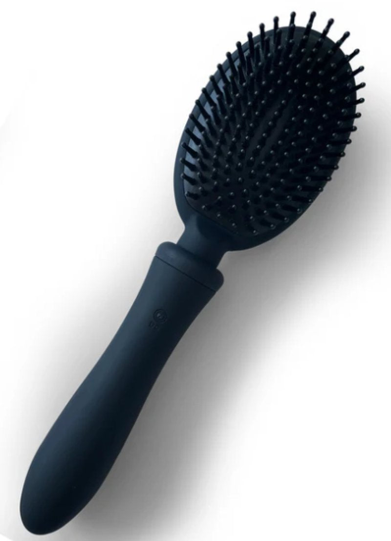 Vibraliss Luxury Vibrating Hairbrush with Dual Motors Black