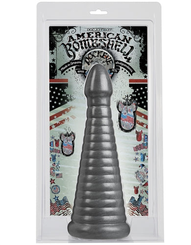 Rockeye 11 Inch Anal Dildo Gun Metal > Anal Range > Oversized Anal Toys