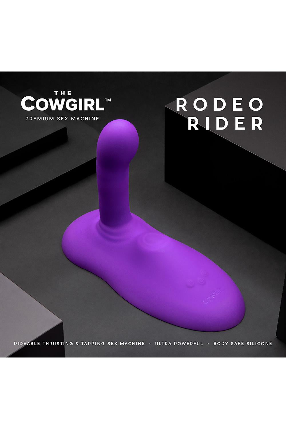 Cowgirl Rodeo Rider Rideable Sex Machine with Clitoral Tapper > Vibrators > Vibrating Pads