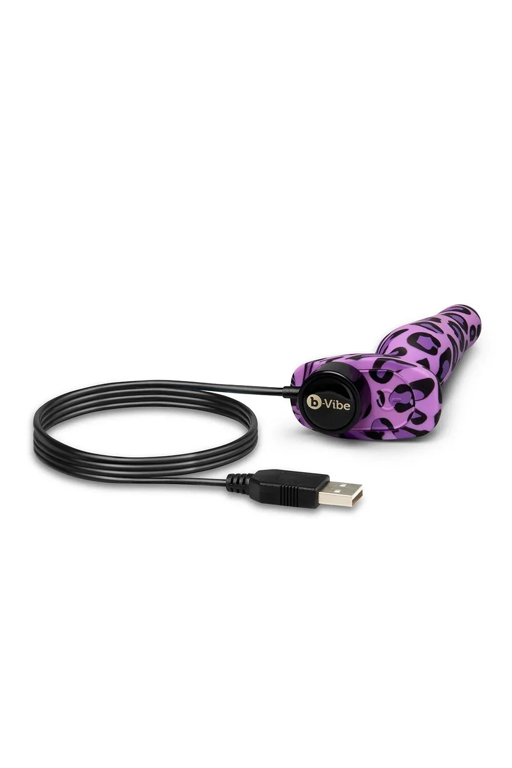 b-Vibe Novice Plug Leopard – Small Rechargeable Vibrating Butt Plug > Anal Range > Vibrating Butt Plugs
