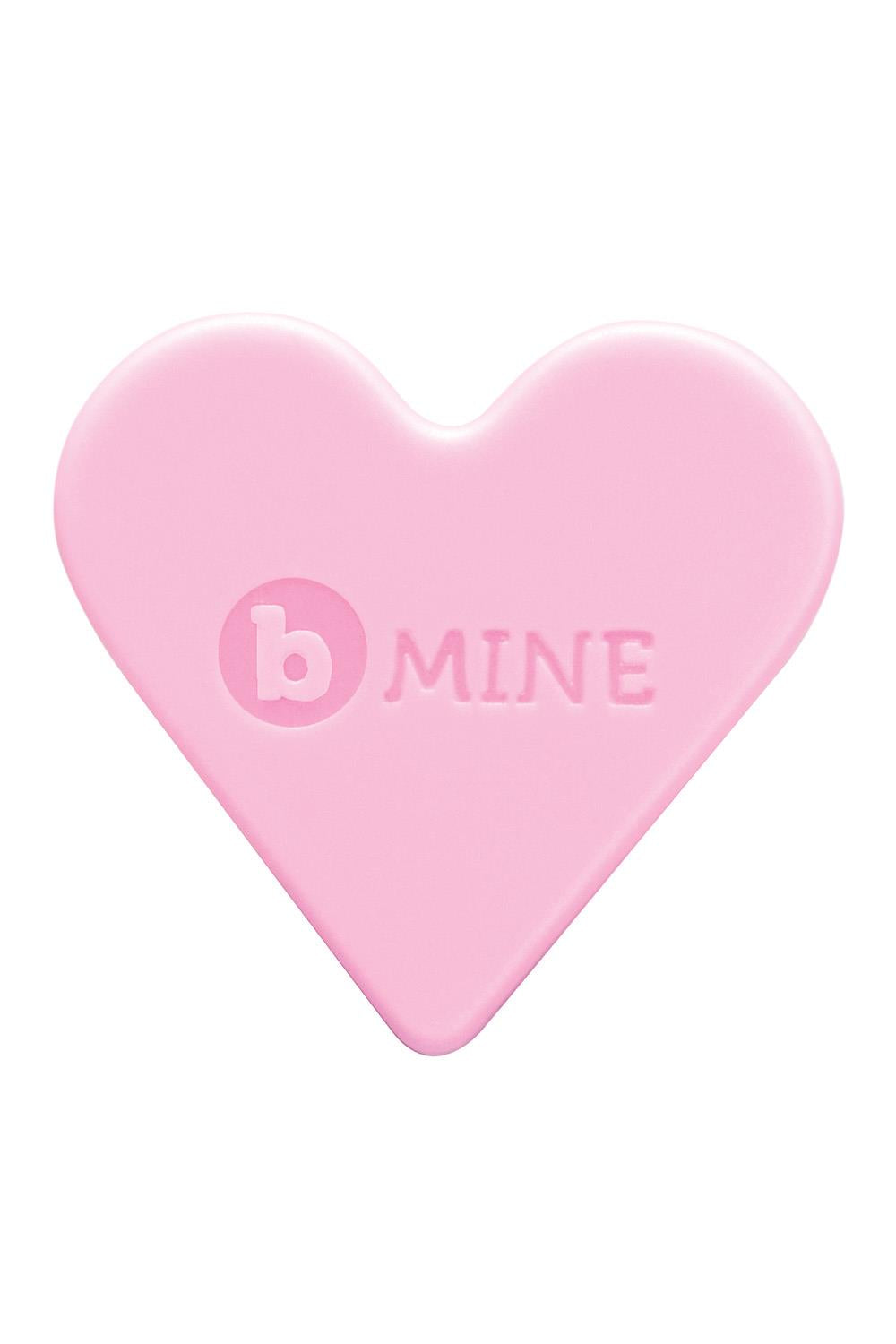 b-Vibe B-Mine Silicone Heart Butt Plug – Soft Silicone Beginner Butt Plug 3.5 Inches > Anal Range > Butt Plugs