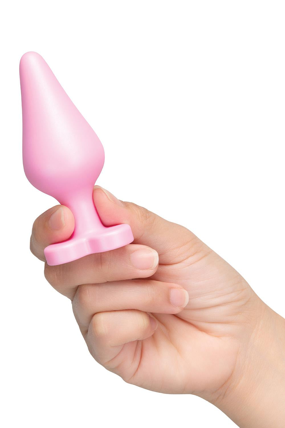 b-Vibe B-Mine Silicone Heart Butt Plug – Soft Silicone Beginner Butt Plug 3.5 Inches Secondary image