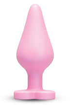 b-Vibe B-Mine Silicone Heart Butt Plug – Soft Silicone Beginner Butt Plug 3.5 Inches > Anal Range > Butt Plugs