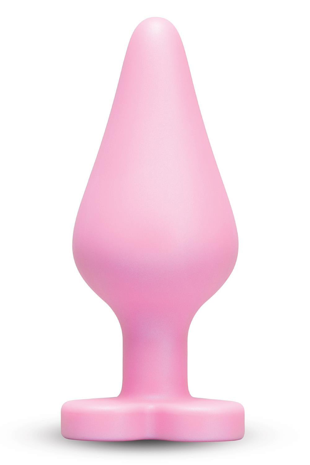 b-Vibe B-Mine Silicone Heart Butt Plug – Soft Silicone Beginner Butt Plug 3.5 Inches > Anal Range > Butt Plugs