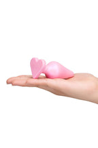 b-Vibe B-Mine Silicone Heart Butt Plug – Soft Silicone Beginner Butt Plug 3.5 Inches > Anal Range > Butt Plugs