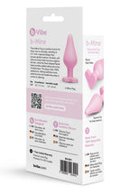 b-Vibe B-Mine Silicone Heart Butt Plug – Soft Silicone Beginner Butt Plug 3.5 Inches > Anal Range > Butt Plugs