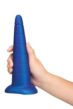 b-Vibe Anal Stretcher Training Cone (Black) – 7.25 Inch Ribbed Silicone Anal Trainer > Anal Range > Anal Probes