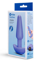 b-Vibe Butties Shake Slimline (Black) – Vibrating Silicone Butt Plug 134mm Height 69mm Base Width > Anal Range > Vibrating Butt Plugs