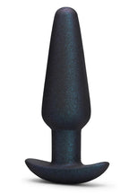 b-Vibe Butties Hefty (Black) – Weighted Silicone Butt Plug > Anal Range > Butt Plugs