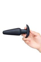 b-Vibe Butties Hefty (Black) – Weighted Silicone Butt Plug > Anal Range > Butt Plugs