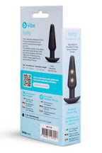 b-Vibe Butties Hefty (Black) – Weighted Silicone Butt Plug > Anal Range > Butt Plugs