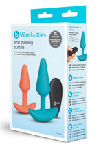 b-Vibe Butties Anal Training Set – Rechargeable Remote-Controlled Beginner and Large Butt Plug Set > Anal Range > Vibrating Butt Plugs
