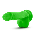 Neo Dual Density Cock With Balls 6 Inch Neon Green > Dildos > Realistic Dildos