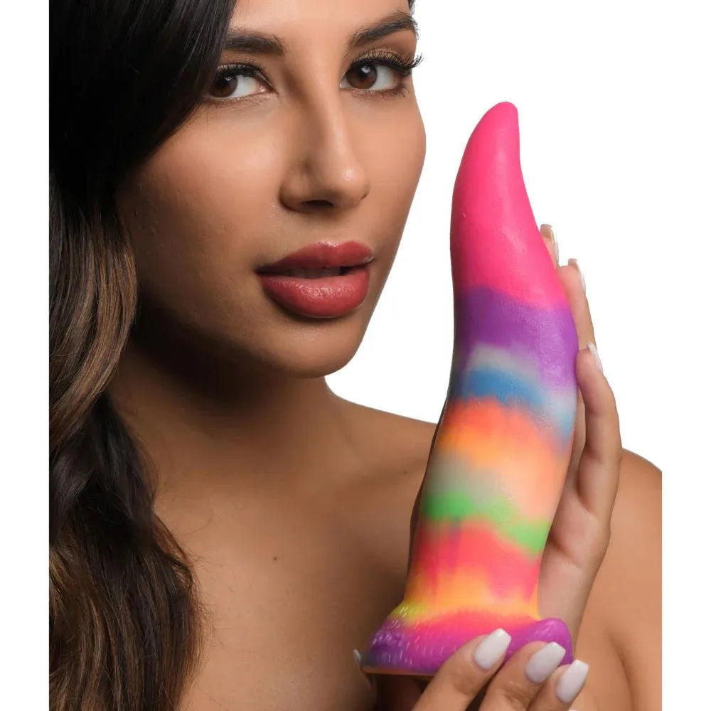 Creature Cocks Unicorn Tongue Glow-in-the-Dark Silicone Dildo > Dildos > Fantasy
