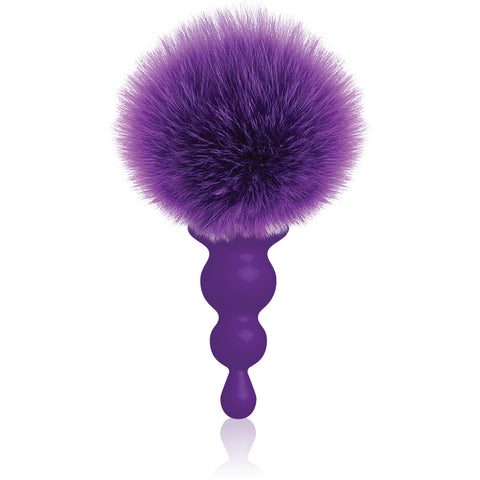 The 9s Cottontails Beaded Butt Plug with Bunny Tail > Anal Range > Tail Butt Plugs