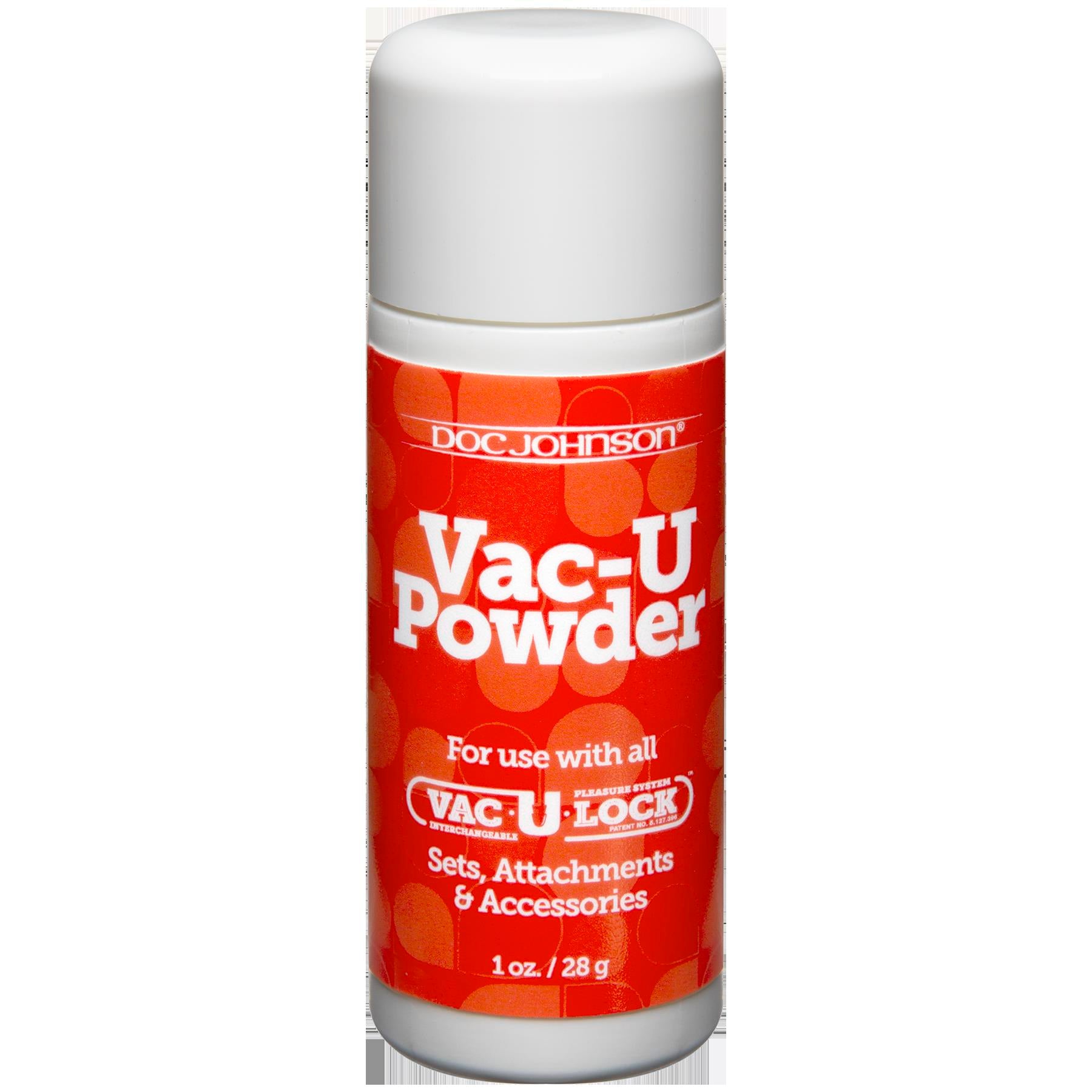Vac-U-Lock Accessory Vac-U Powder White Talc 1oz Smooth Attachment and Detaching Aid 1oz > Sex Toys > Sex Machines > Connectors