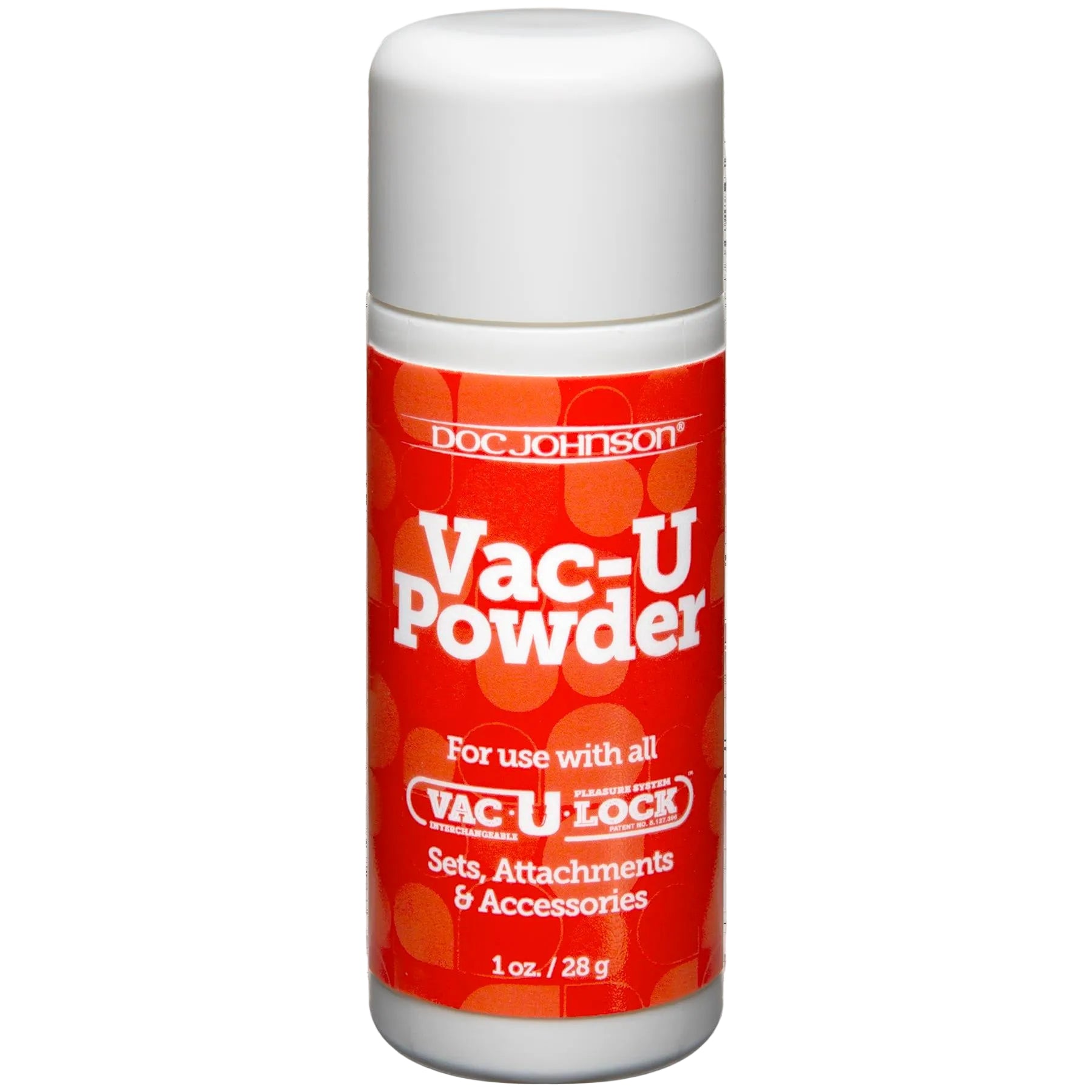 Vac-U-Lock Accessory Vac-U Powder White Talc 1oz Smooth Attachment and Detaching Aid Secondary image