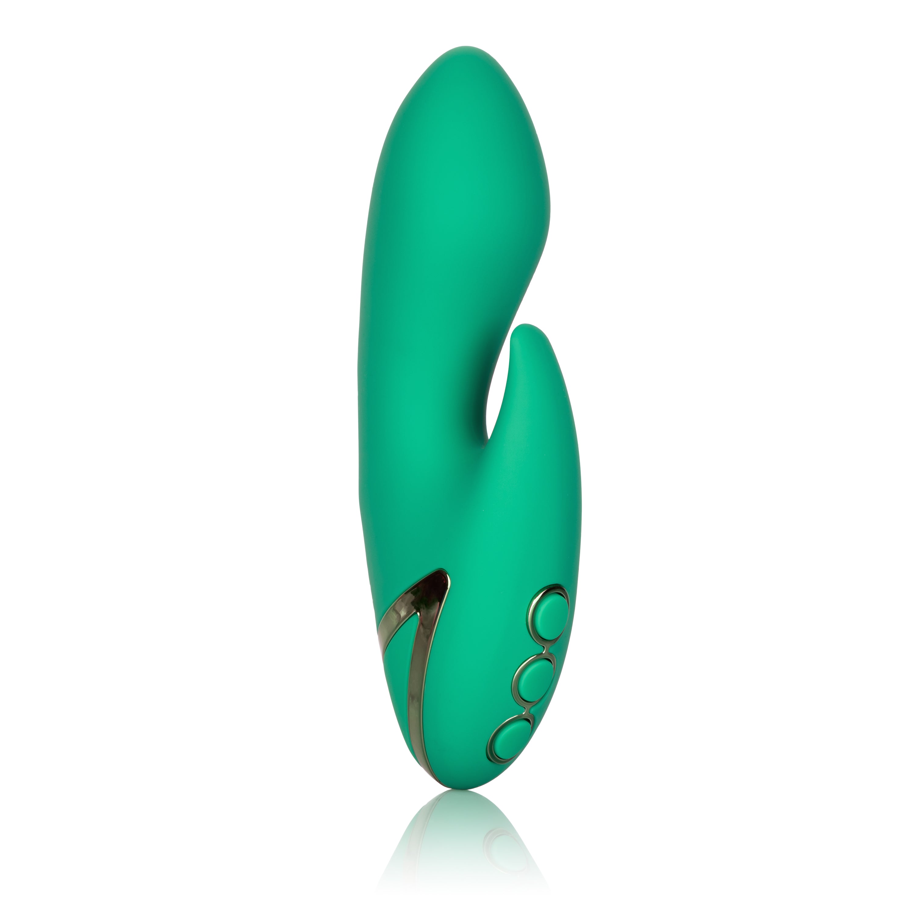 California Dreaming Sierra Sensation Flexible Teaser in Green with 10 Vibration Modes and Silicone Body Green > Vibrators > Ladies > Rabbit