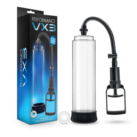 Performance Vx3 - Male Enhancement Pump System - Clear Clear PUMPS