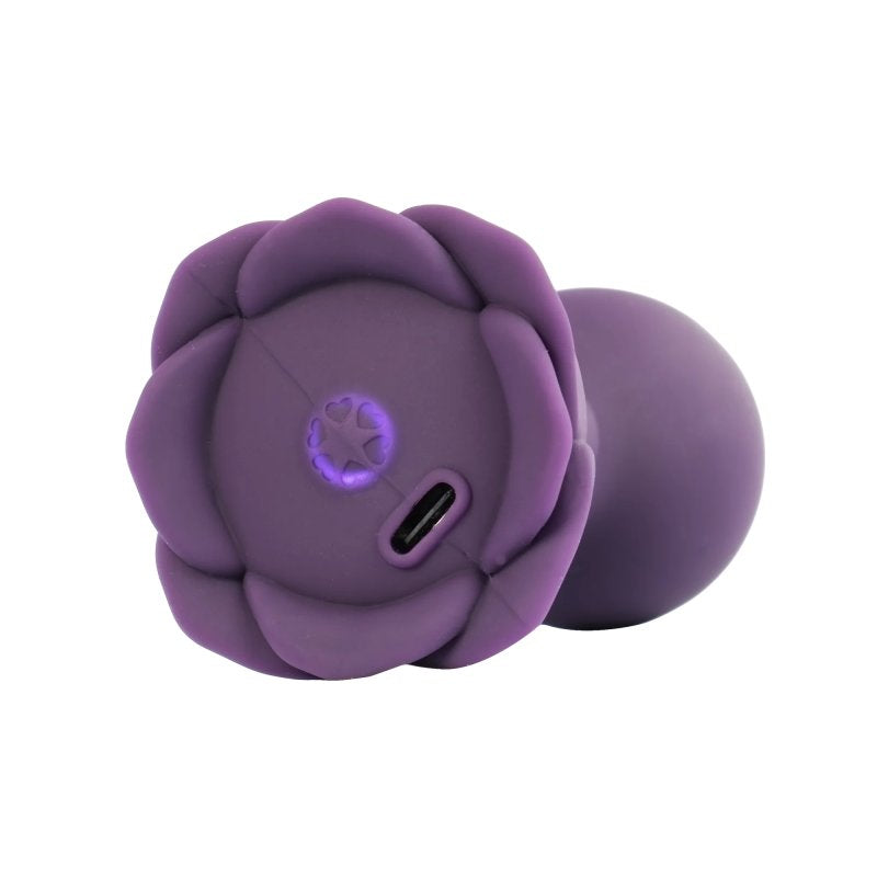 Loviss Posy Garden Broad Base Tapered Vibrating Butt Plug > Anal Range > Vibrating Butt Plugs