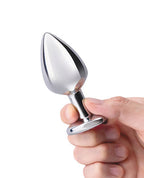 b-Vibe Jewel Heart Metal Butt Plug Training Set (Small 7.1cm & Large 8.1cm insertable) > Anal Range > Jewel Butt Plugs