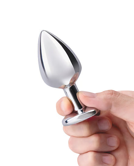 b-Vibe Jewel Heart Metal Butt Plug Training Set (Small 7.1cm & Large 8.1cm insertable) > Anal Range > Jewel Butt Plugs