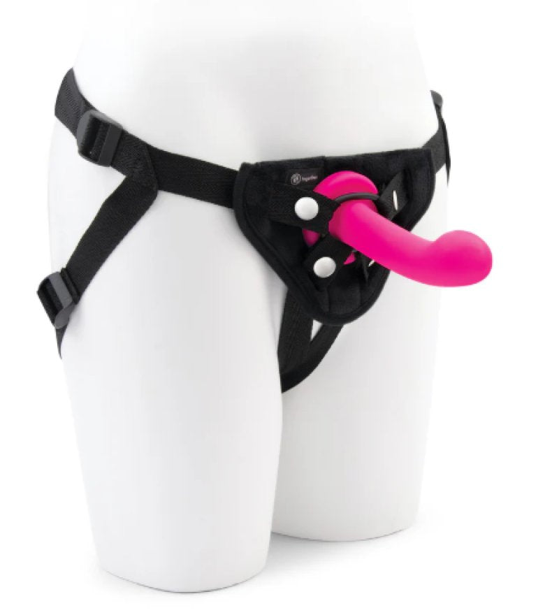 Together Pop Silicone 5.5 Inch Dildo and Harness Set - Strap-On Toy > Dildos > Strap On Harnesses Main image