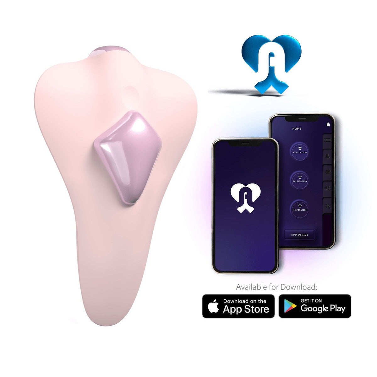 Adrien Lastic Temptation Hands-Free Clitoral Stimulator Pink 8.7 cm Diameter 5.4 cm with Remote Control and Rechargeable > Vibrators > Ladies > Clitoral Vibrators and Stimulators