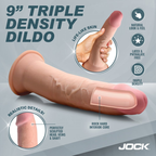 Curve Toys | JOCK Hard-Core 9 Triple Density Dildo
