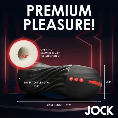Curve Toys | JOCK Sucking & Vibrating Squeezable Masturbator