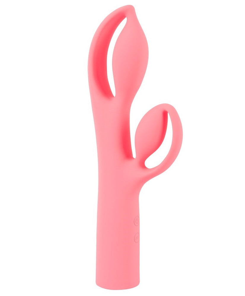 Fabulous Vibrator Pink Dual Motor Waterproof Silicone Vibrator > Vibrators > Ladies > Rabbit Multi
