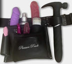 Love Hamma Black Pleasure Pouch Adjustable Hands-Free Storage Belt > Clothes > Unisex Leather