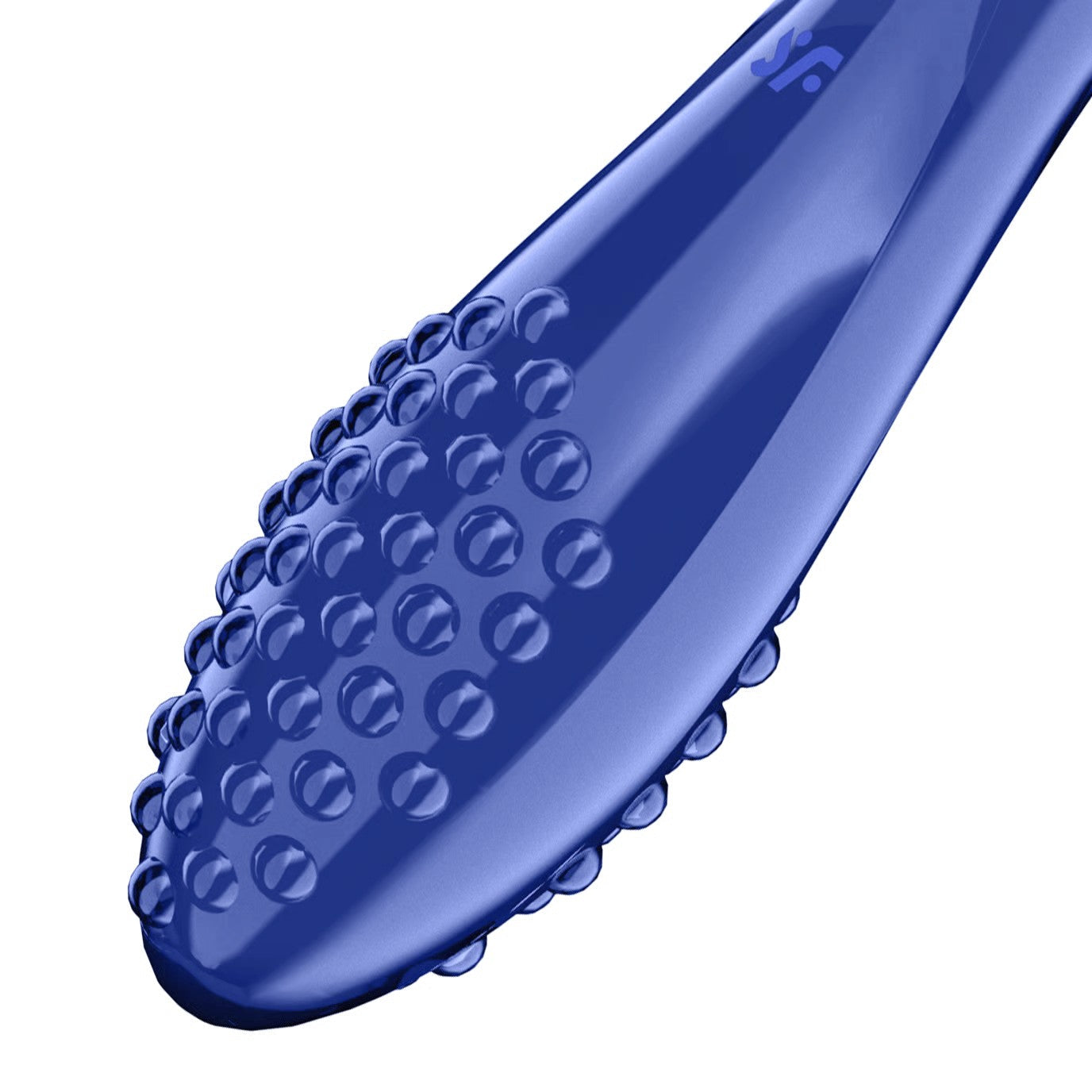 Satisfyer Dazzling Crystal 2 (Blue) – 8 Inch Dual Shaft Vibrator Secondary image