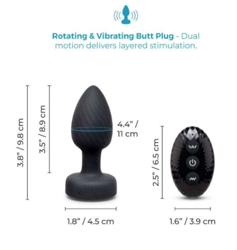 b-Vibe Light Up Silicone Butt Plug – Rechargeable Vibrating Anal Plug > Anal Range > Vibrating Butt Plugs
