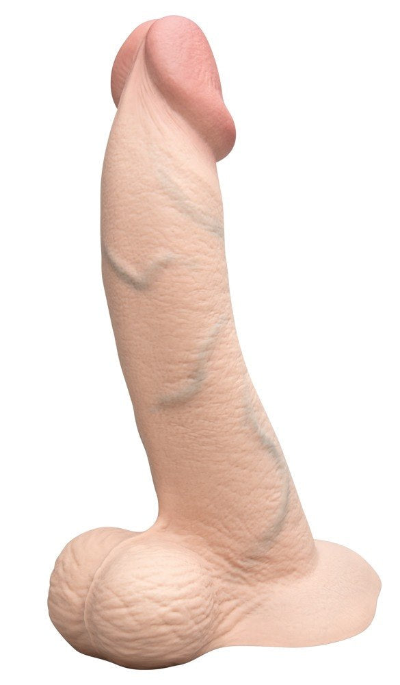 b-Vibe Slipskin Realistic Silicone Dildo 7 Inch Girthy Cream > Dildos > Realistic Dildos Main image
