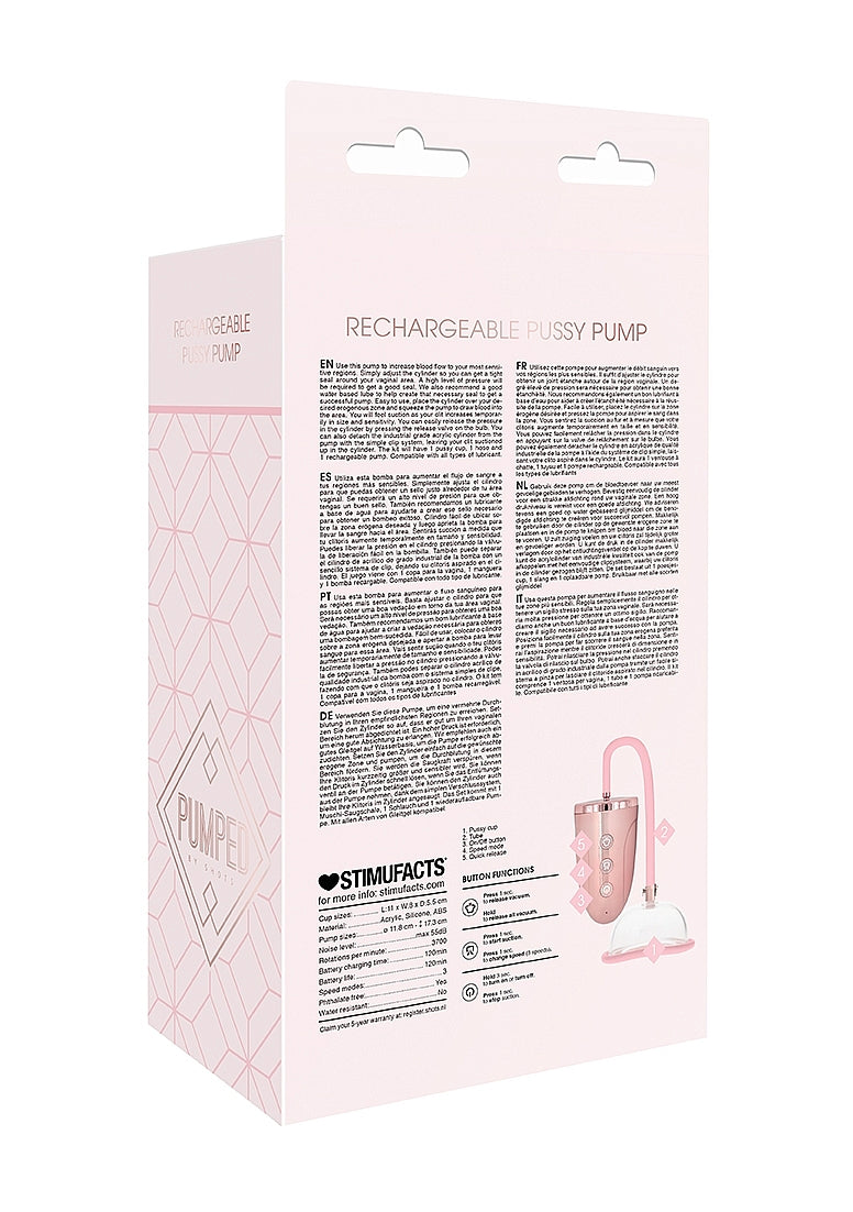 Pumped (Pink) – Strong Suction 3-Speed Pussy Pump > Pumps > Female Pumps