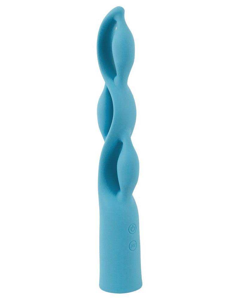 Fabulous Vibrator Turquoise Curvy Silicone Waterproof Vibrator > Vibrators > Unconventional