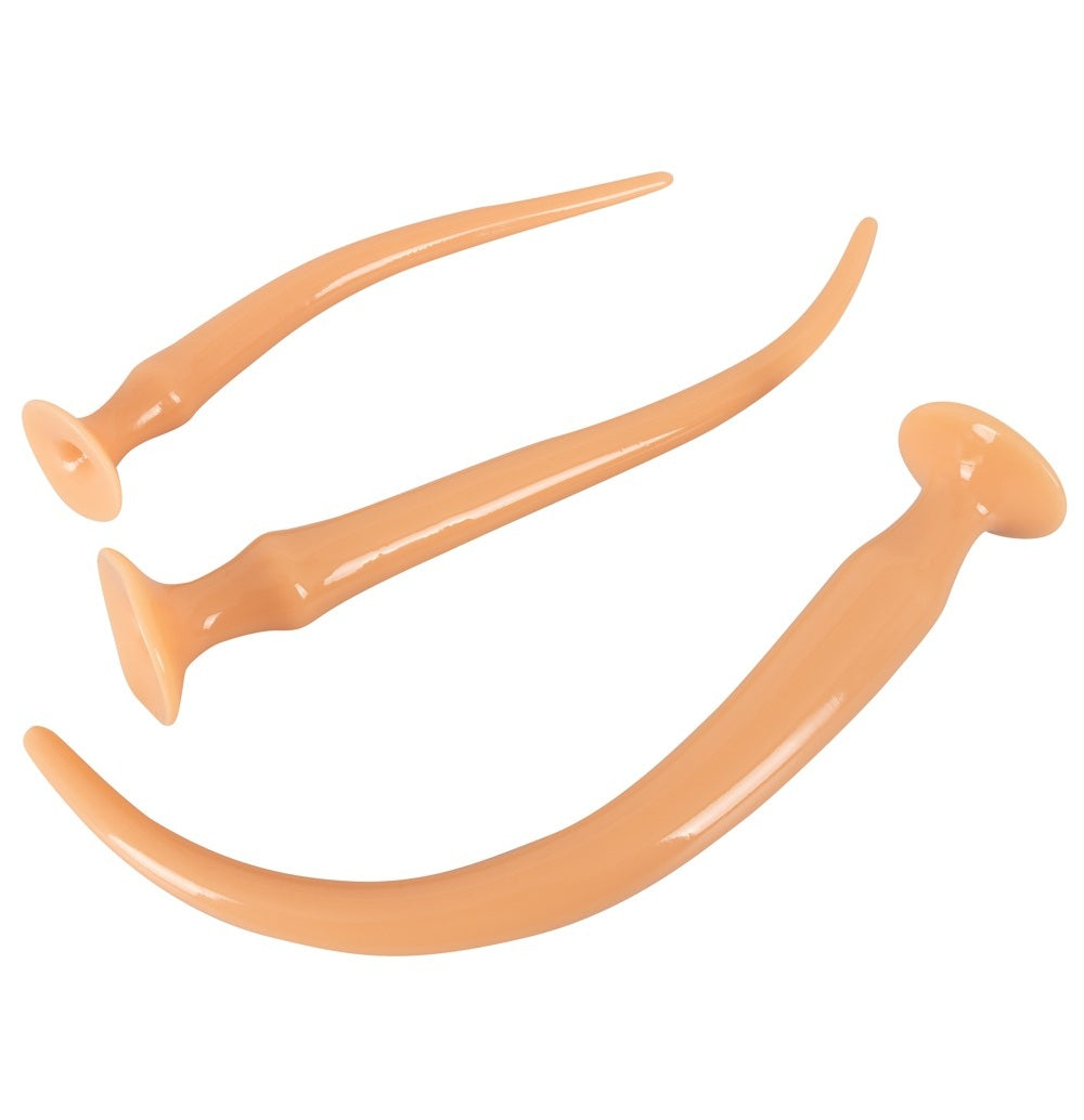 You2Toys Super Long Flexible Butt Plug Set – 3-Piece Flexible Butt Plug Trio > Anal Range > Oversized Anal Toys