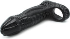 Kiotos Monstar Sleeve 01 Black 6.5" Inch Textured Flexible Liquid Silicone Sleeve > Sex Toys For Men > Penis Sleeves