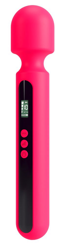 Pink Sunset Wand Vibrator 30 cm with Digital Display and Power Secondary image