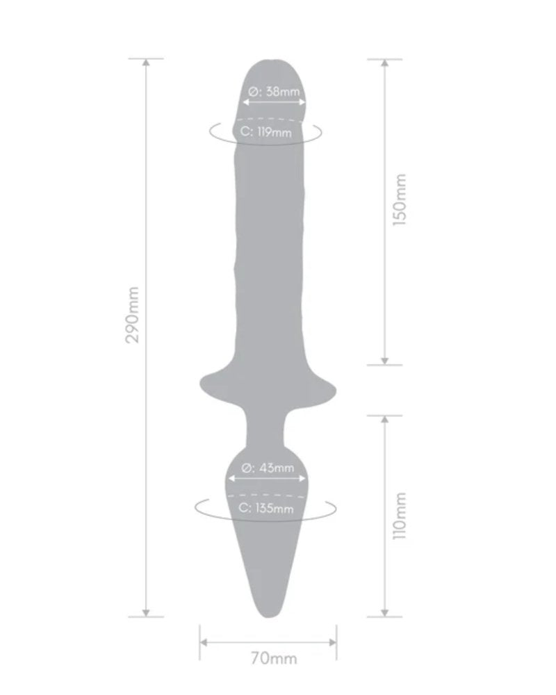 Together Double Pleasure – Dildo and Butt Plug Couples Toy > Sex Toys > Couples Toys