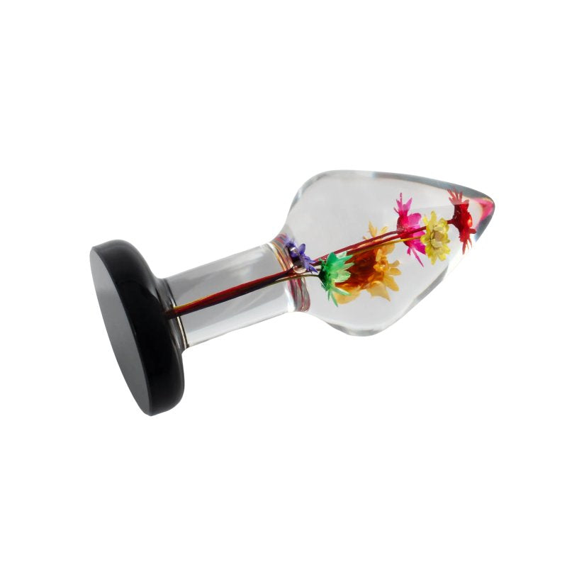 Garden Flower Real Dried Helichrysum Epoxy Resin Butt Plug > Anal Range > Butt Plugs
