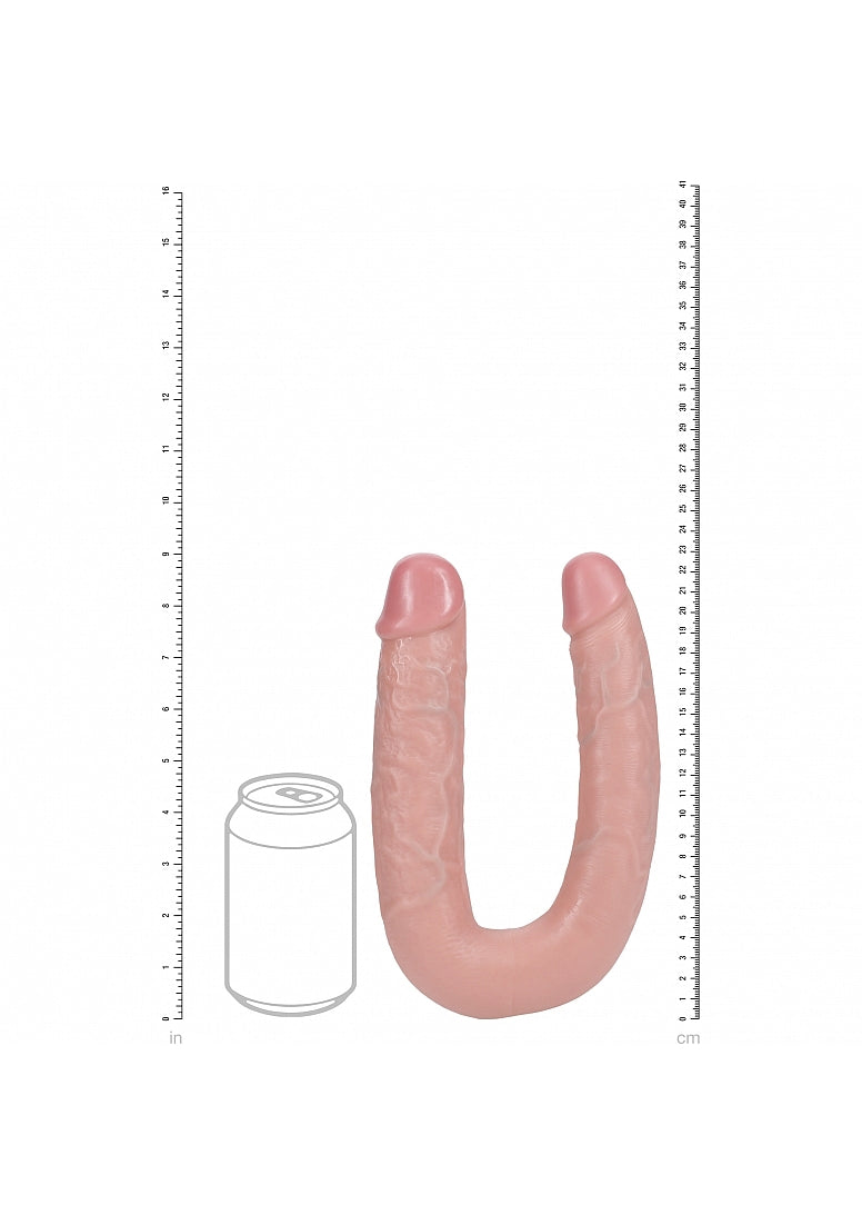 Shots Toys | REALROCK - U Shaped Double Dildo 9 - Flesh